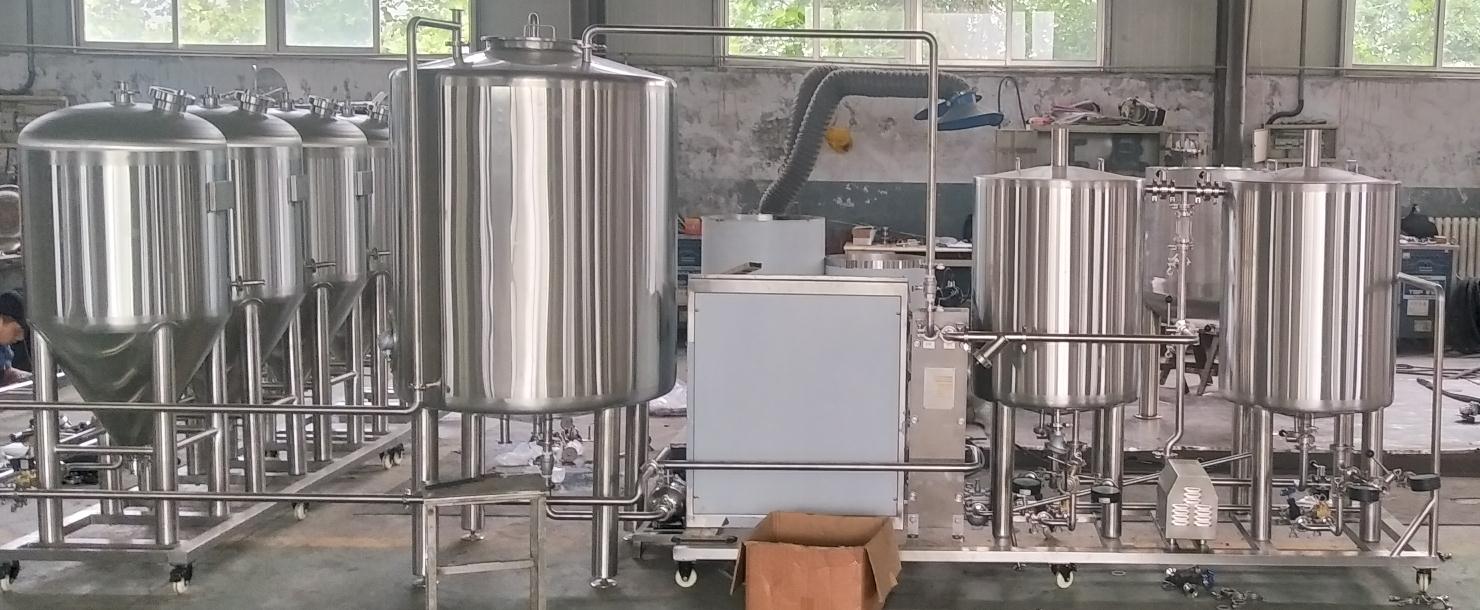 Belgium auto small size beer brewing equipment of Stainless steel from factory 2020 W1