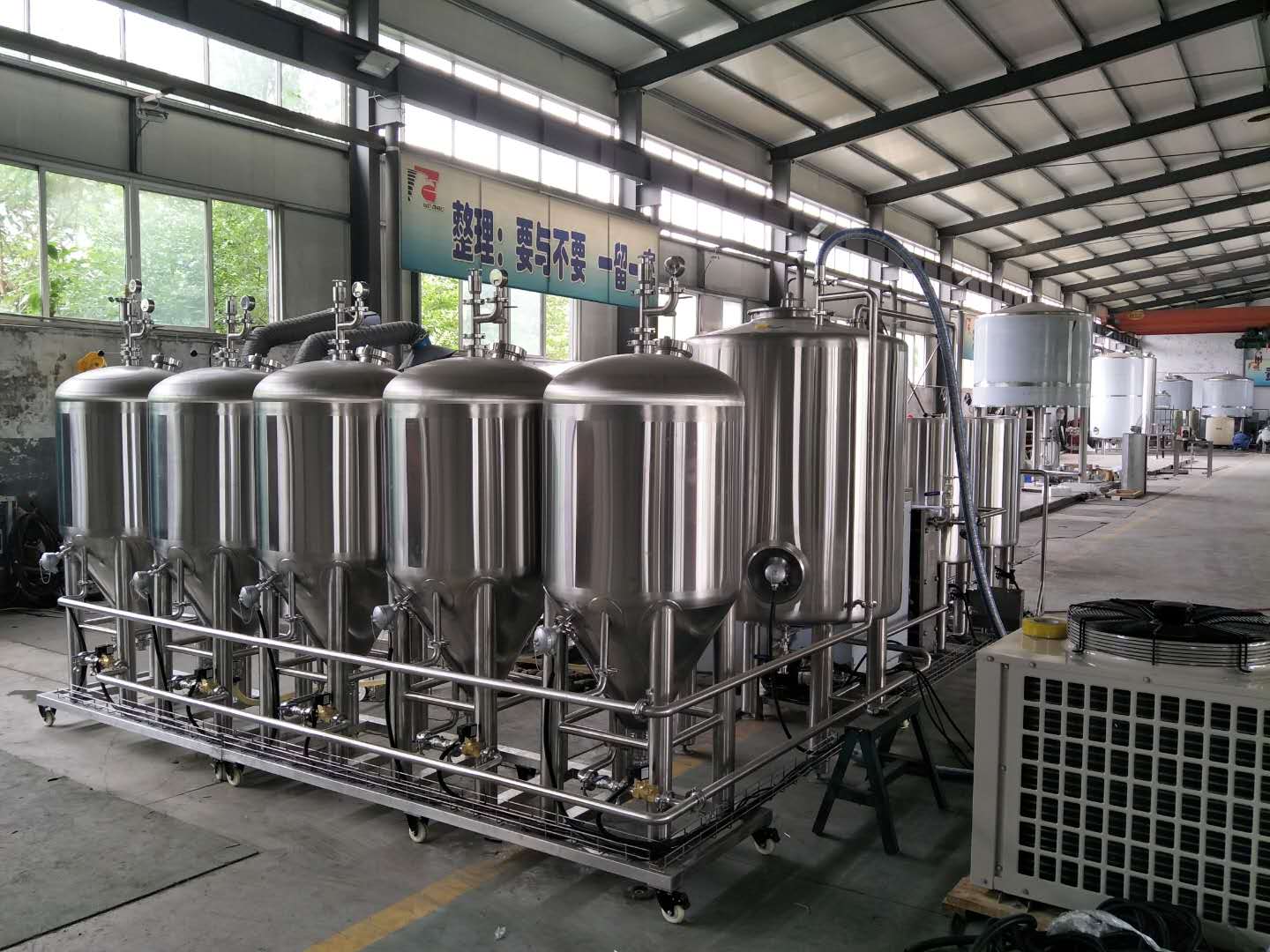 100L stainless steel brewery fermentation tanks for sale WEMAC Z05