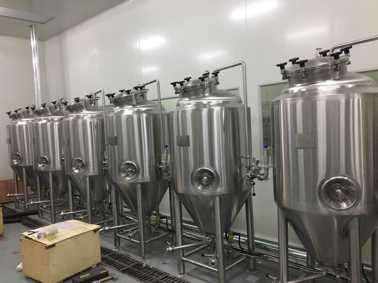 2BBL 300L steam heating Micro beer brewery making system equipment for sale ZXF