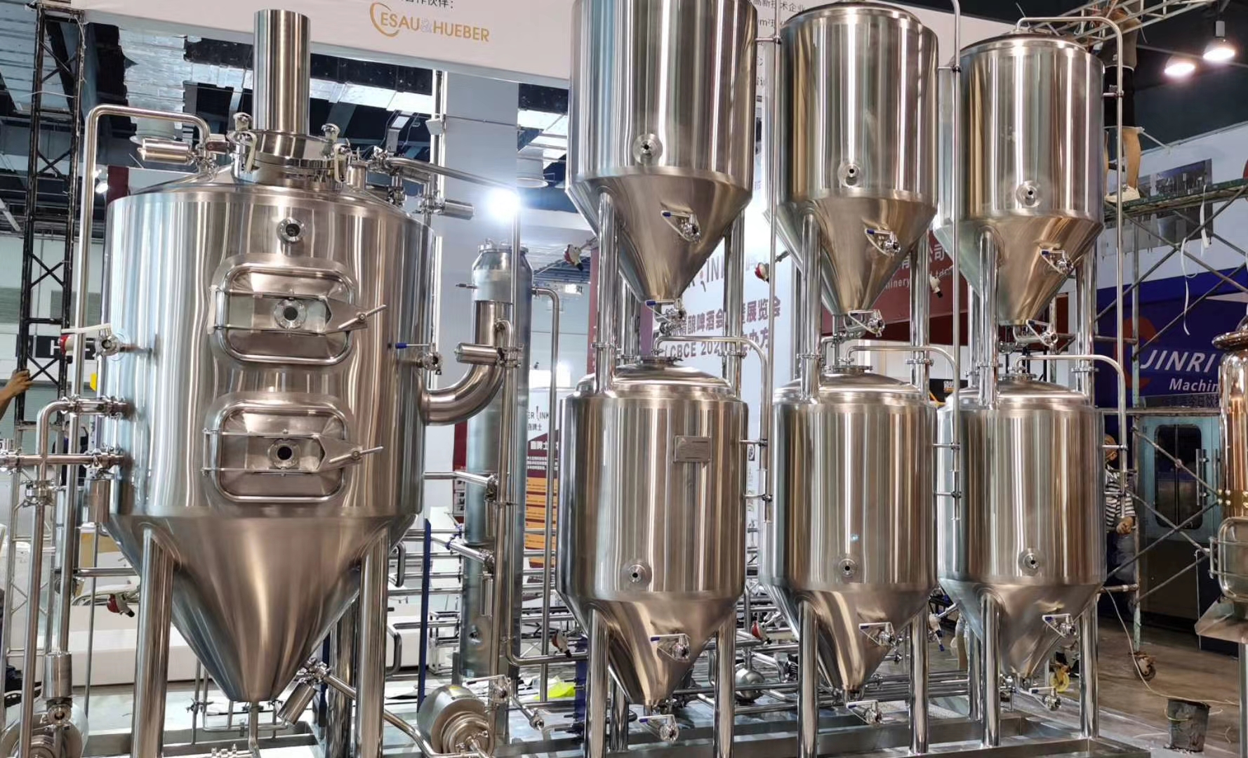 Venezuela professional stainless steel turnkey beer brewing system China factory 
