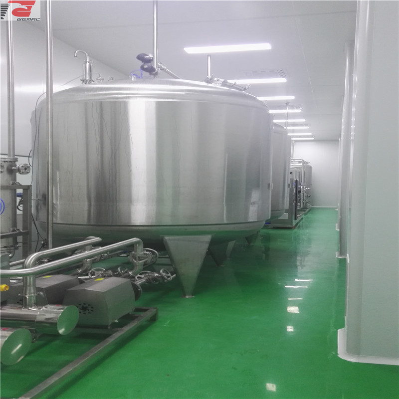Pharmaceutical sanitary 500-5000L purified water storage tank for sale made in China WEMAC S006