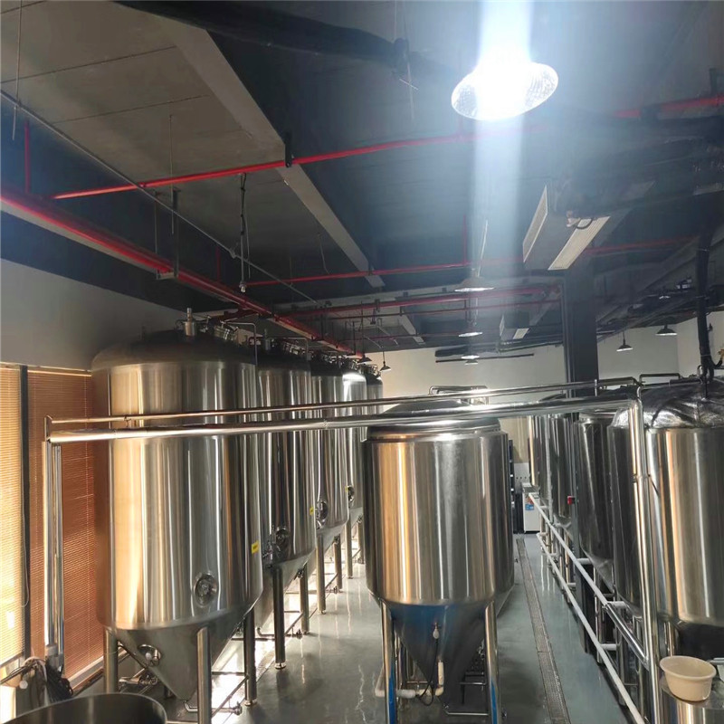5000L Brewery equipment with 15sets 5000L fermenters in Qiandaohu Brewery Factory WEMAC Y022