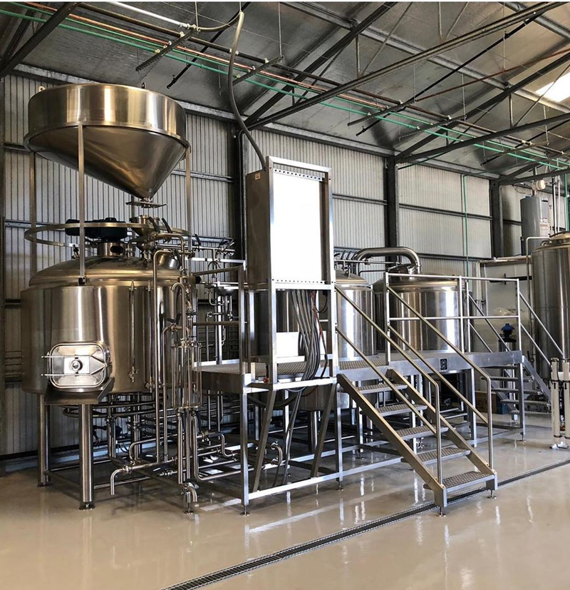Three-vessels false bottom beer making brewing brewery equipment brewhouse system supplies  ZXF