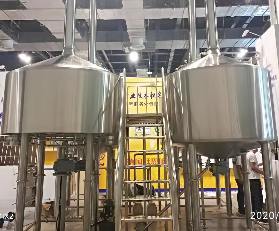 Jordan small craft beer brewing equipment of stainless steel from China factory supplier W1