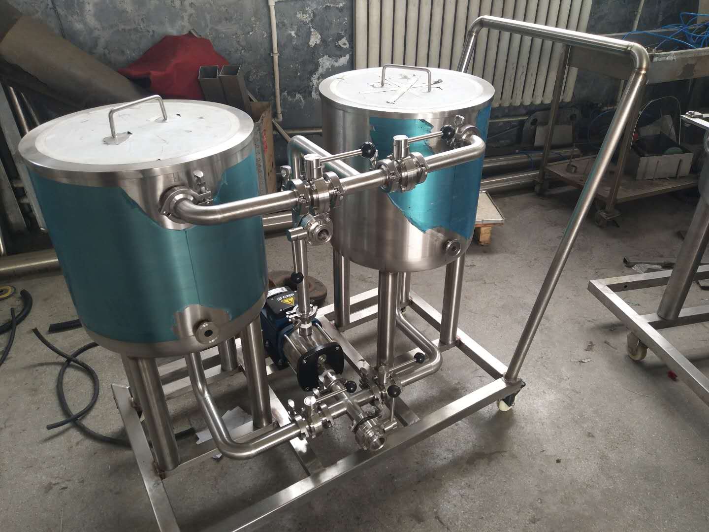France high quality stainless steel home beer brewing equipment from China factory supplier  W1