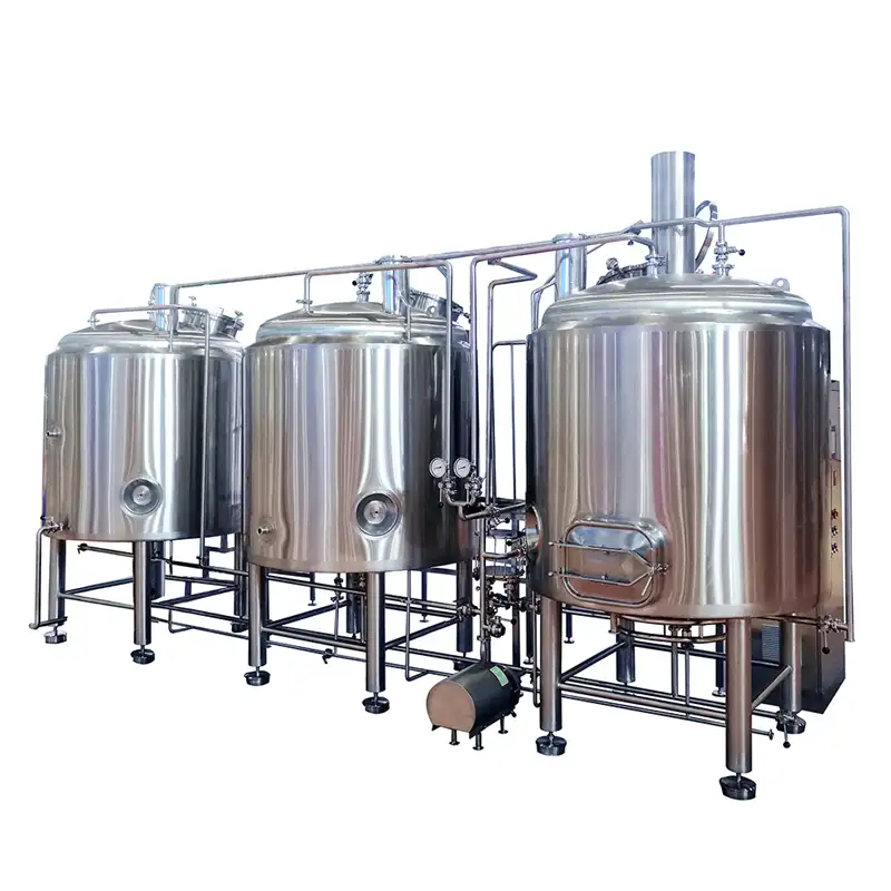 3 vessel brewhouse for small and medium breweries