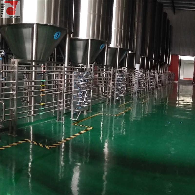 6000L SUS304 conical commercial beer brewing insulation fermentor from WEMAC factory sell well in South Aferica