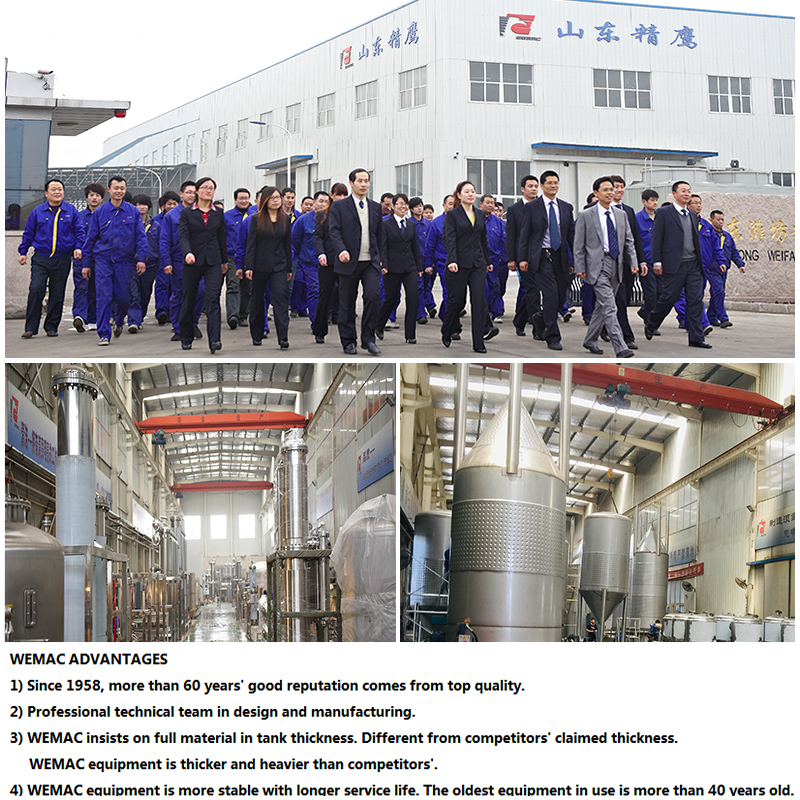Turnkey beer brewing system Chinese supplier