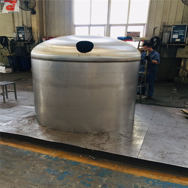 Distilled distiller water storage tank for holding WFI water with jacket heating and cooling WEMAC S009