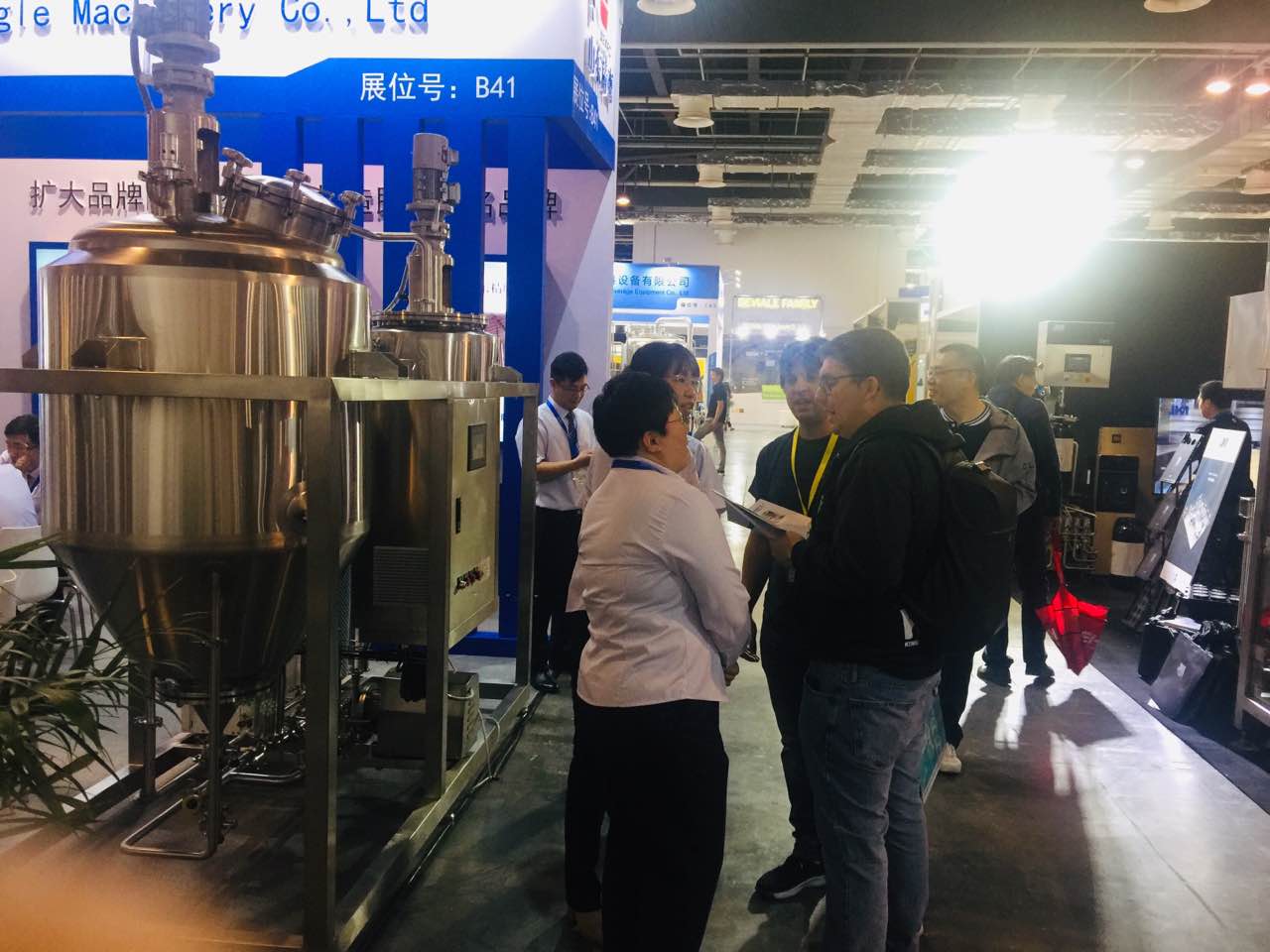 WEMAC group attended beer equipment exhibition in Shanghai 