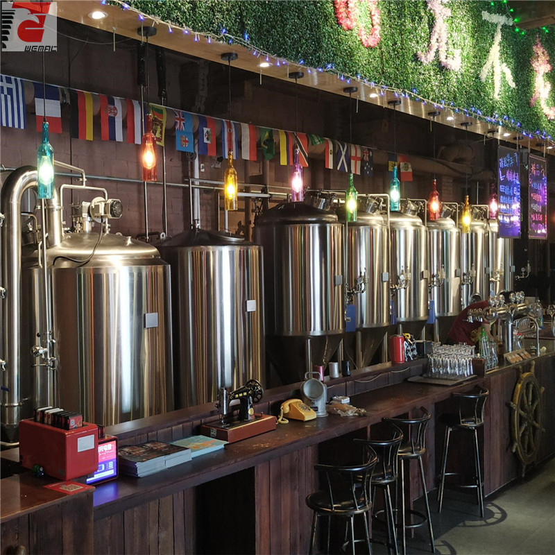 SUS 304 complete commercial beer brewing equipment for sell from Chinese supplier ZZ