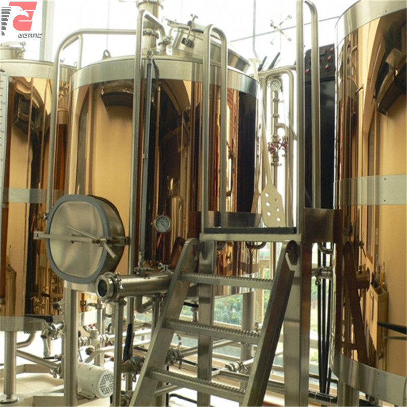 Copper beer brewery equipment Chinese professional manufacturer