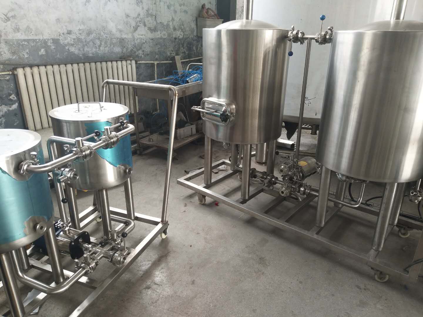 France high quality stainless steel home beer brewing equipment from China factory supplier  W1