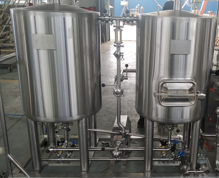 Korea 500L high polished rice rate brewhouse and mash system of SUS304 316 for sale from China W1