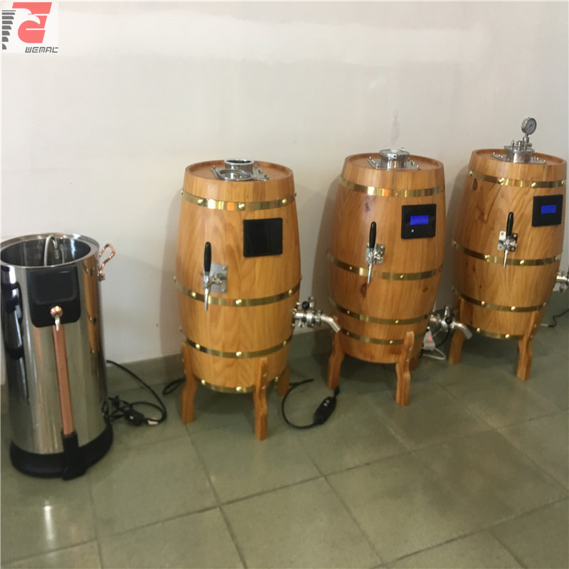 Wood surface mini beer brewery equipment for sale