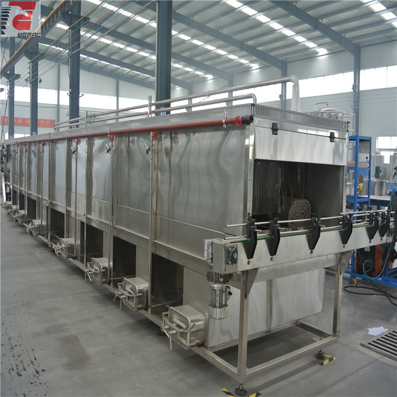 SUS 304 316 tunnel pasteurizer for industrial beer