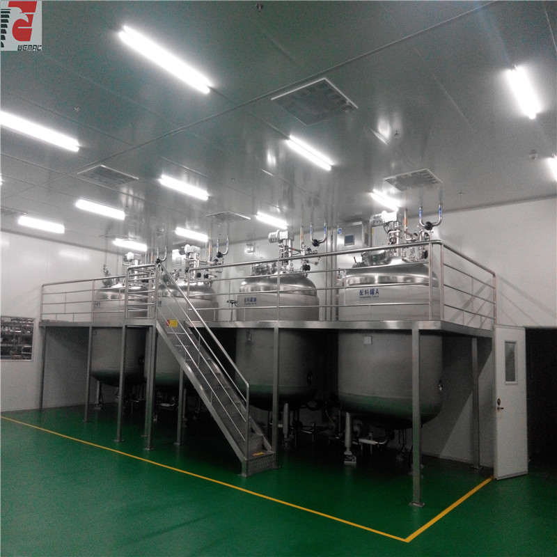 Sugar syrup liquid solution preparation tank for s...